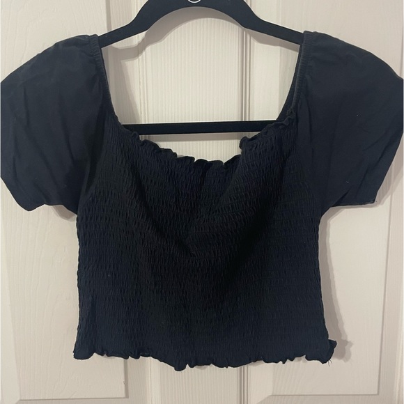 Pacsun Black Cropped Top - Picture 2 of 3
